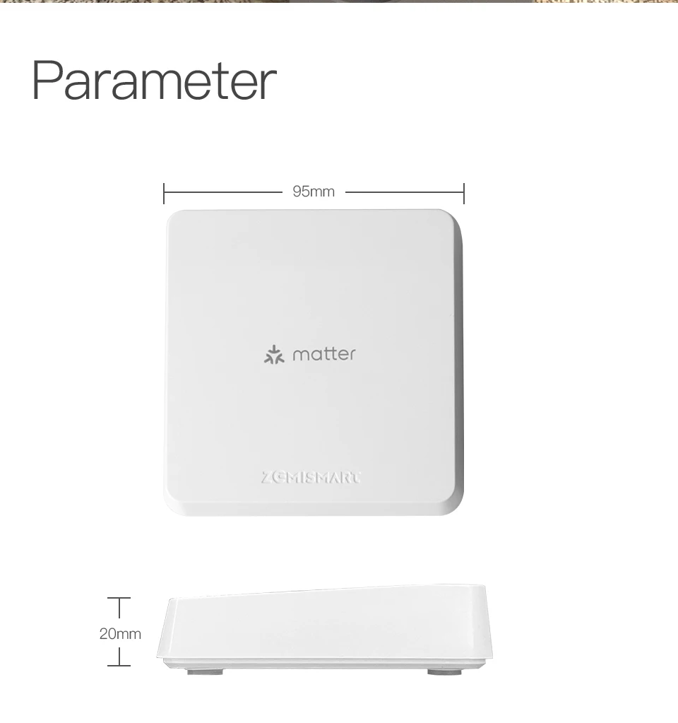 Matter Thread Hub Zigbee Smart Home Bridge Matter Gateway Work with Tuya Smart L