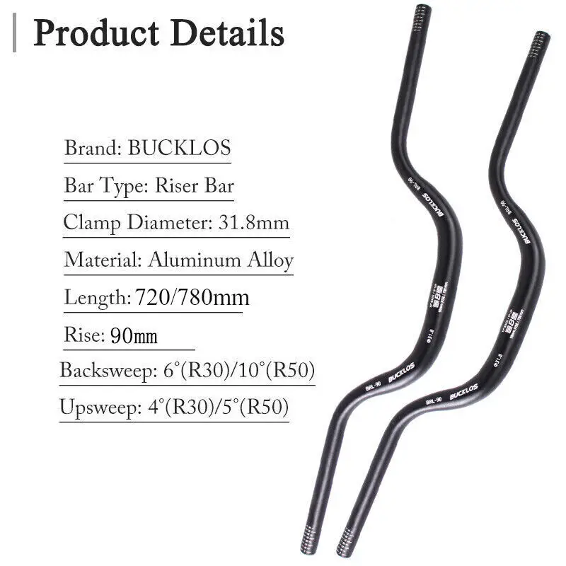 Guidon De Bicyclette 25 4mm × 520mm Barre Fixe En Aluminium Route Vélo
