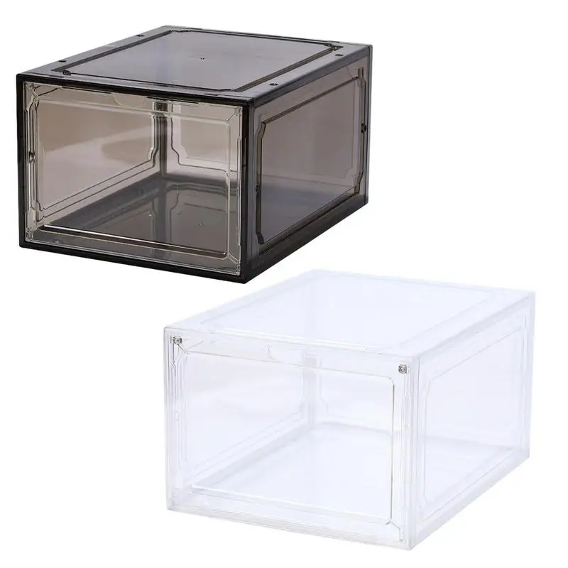 

Shoe Organizer For Closet Space Saving Shoe Box Holder Storage Organizer Clear Sneaker Containers Dustproof Shoe Box And Bins