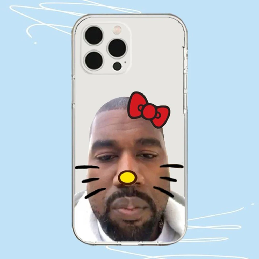 Kanye West YE Clear Soft TPU Phone Case - Humorous Design