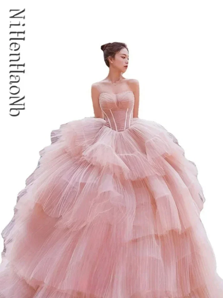 

Luxury Quinceanera Dresses Evening Dress Tulle Formal Prom Gowns Vestidos For Women 2023