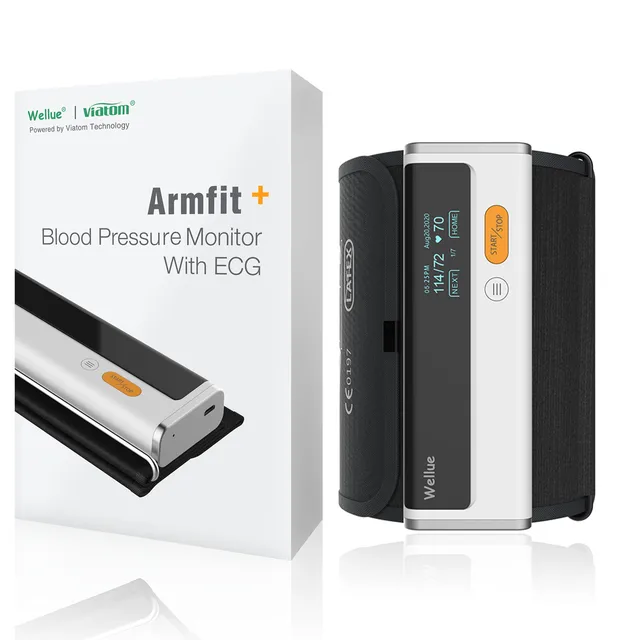 Checkme BP2 Upper Arm Blood Pressure Monitor with ECG Wireless Blood Pressure Machine with