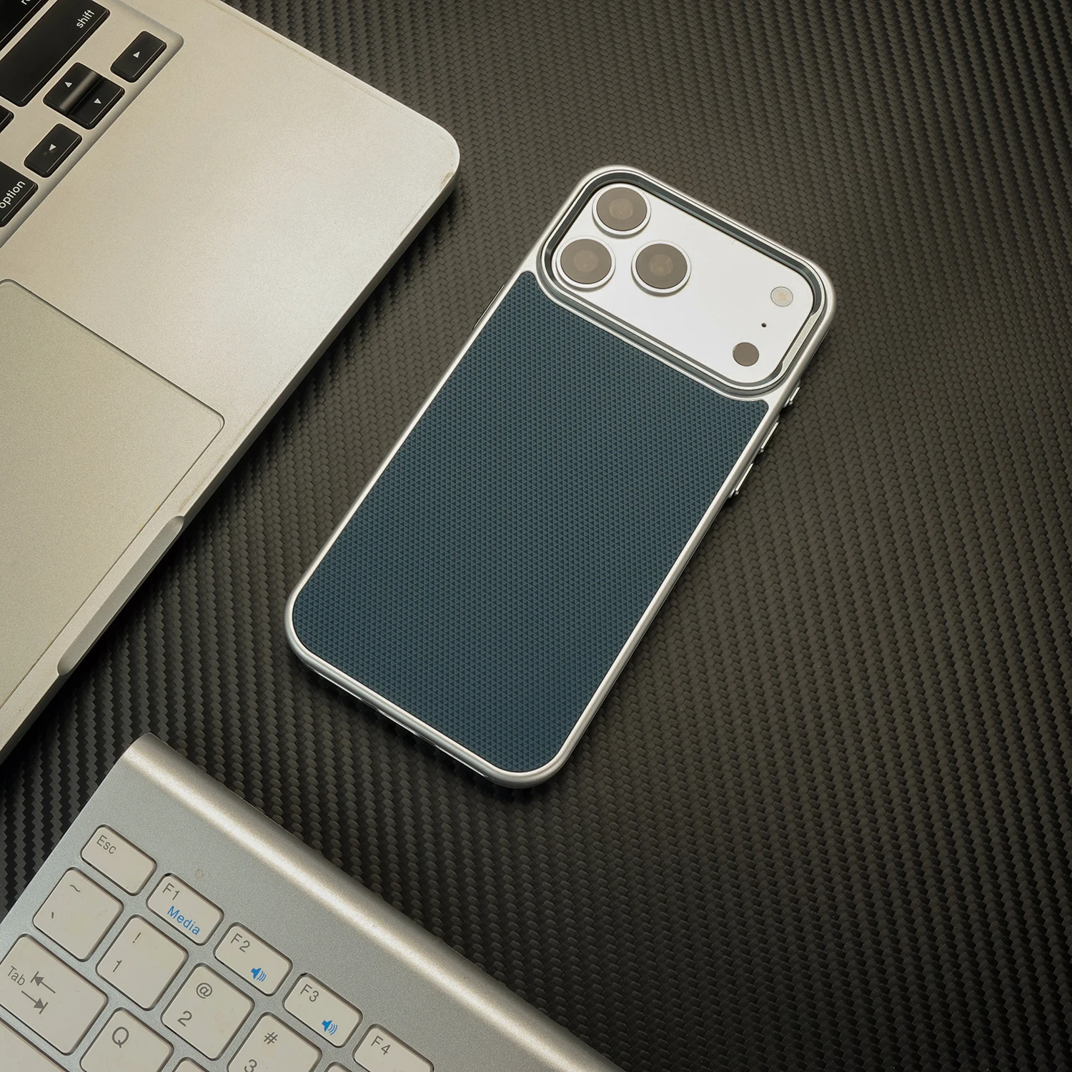 Premium Fabric Grain Electroplated Durable Protective Phone Case