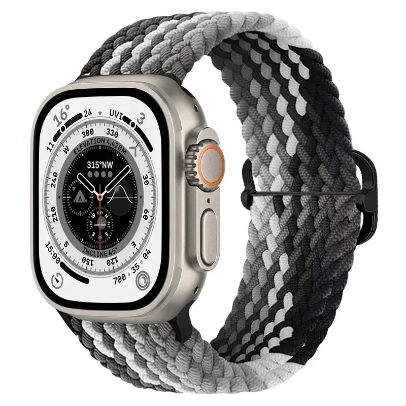 Adjustable Nylon Strap for Smartwatch - Versatile & Stylish Bracelet Band