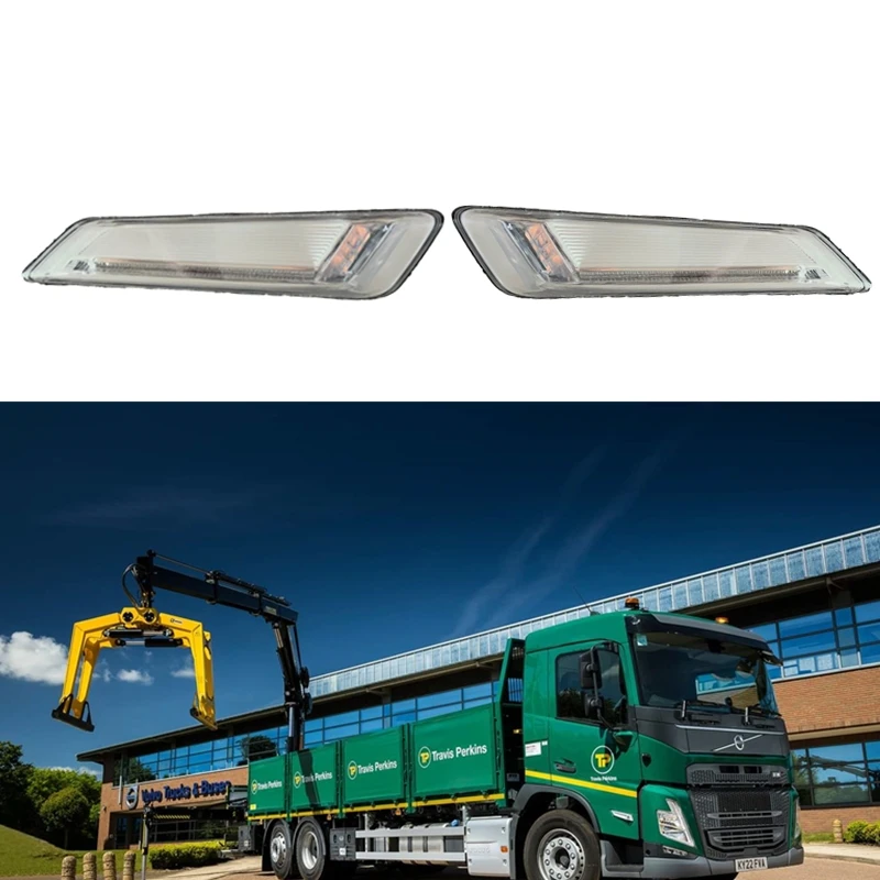 

Светодиодные Угловые лампы для VOLVO FH FM (2020 ON), боковые ретрансляторы, индикаторы Oem 84389835 84389663 24189496