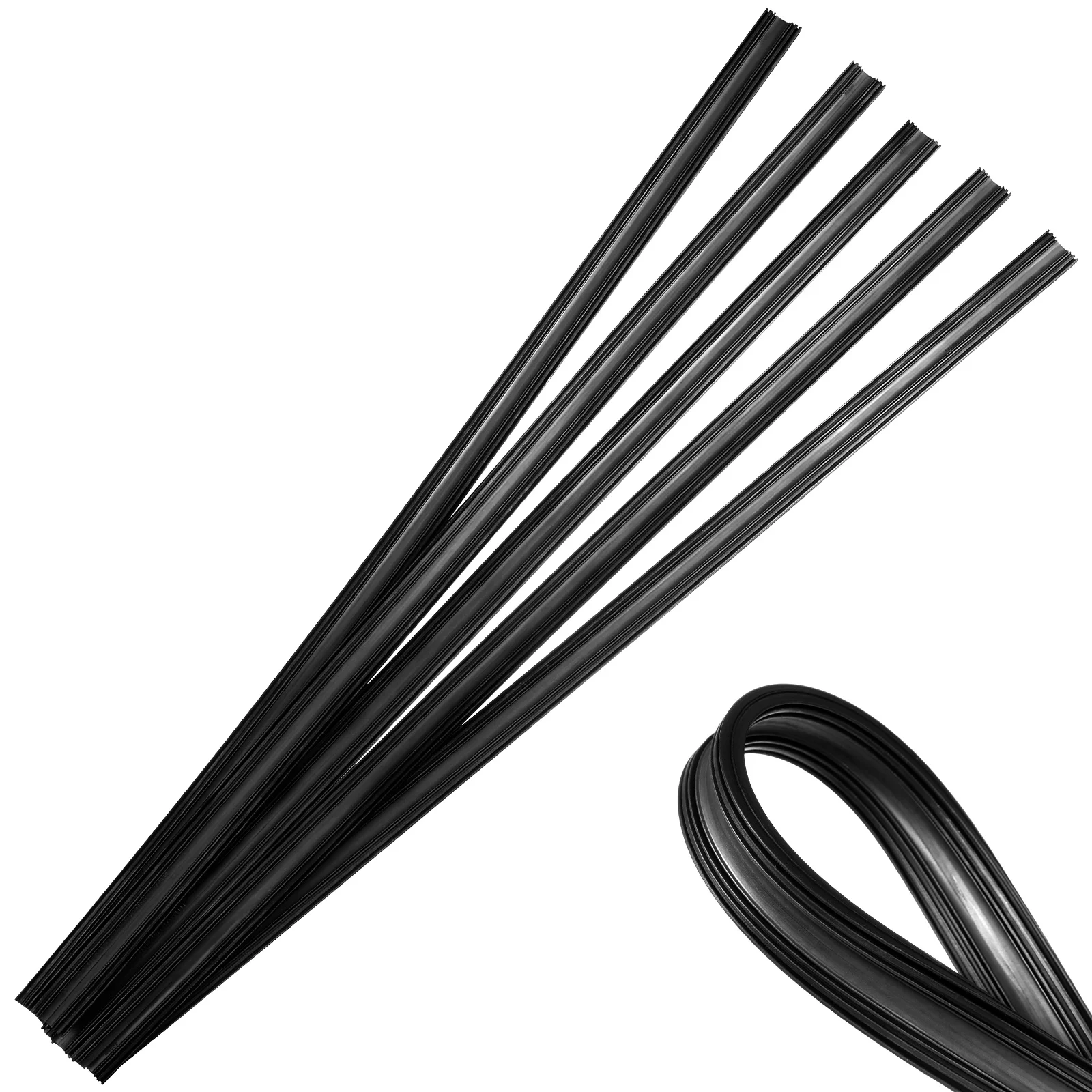 

10 Pcs Windshield Wiper Strips Car Window Wiper Rubber Refill Strips for Most Auto Cars Lorries Trucks