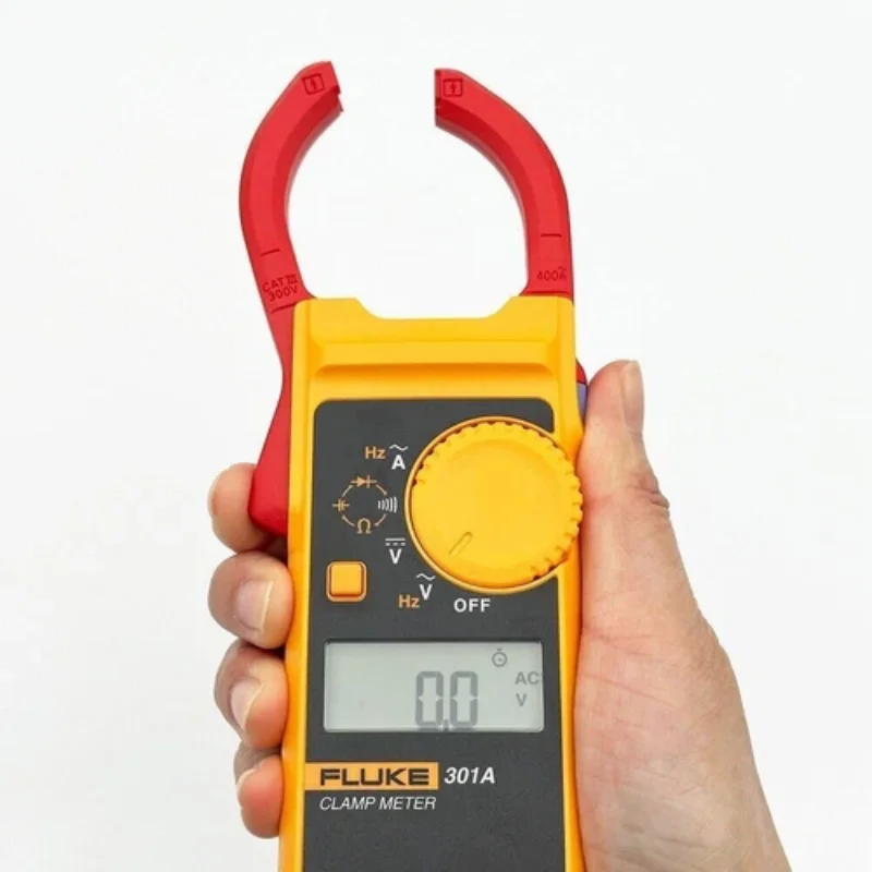 Fluke 301 시리즈 FLUKE 301A 301A+ 301B 301C 301D 클램프 미터 휴대용 10mm 턱 AC 전류 AC/DC 볼트 Ω 주파수