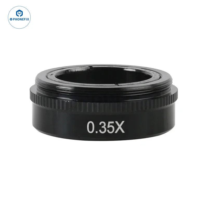 0.3X 0.35X 0.5X 0.7X 1X 2.0X Optical Glass Auxiliary Barlow Lens M42 Objective for 120X-500X C-Mount Industrial Zoom Lens