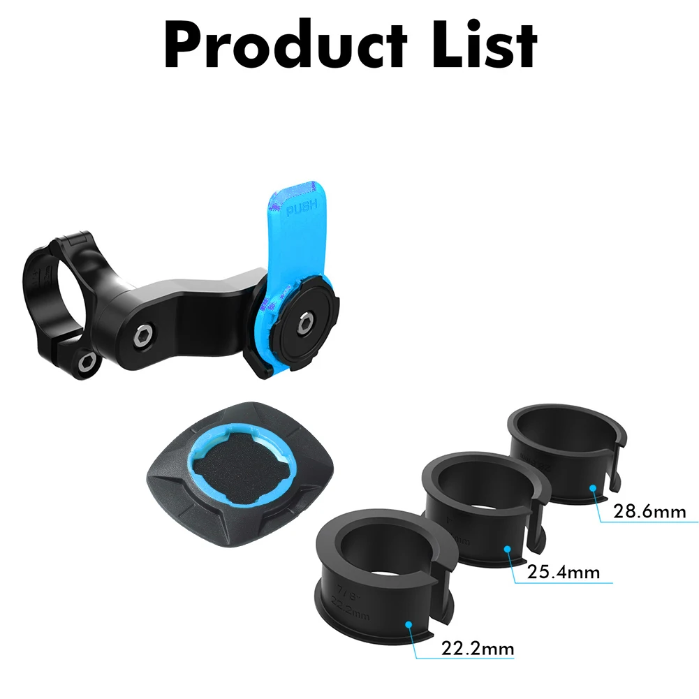 Bicycle Quadlock Moto Support Bike Phone Holder Bicycle Phone Stand Ram Mount MTB Scooter Security Cell Accessory