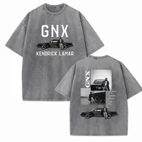 Kendrick Lamar GNX Tour Shirts Harajuku Vintage O-Neck Short Sleeve Cotton Man Woman T-Shirts Gift Tops 2