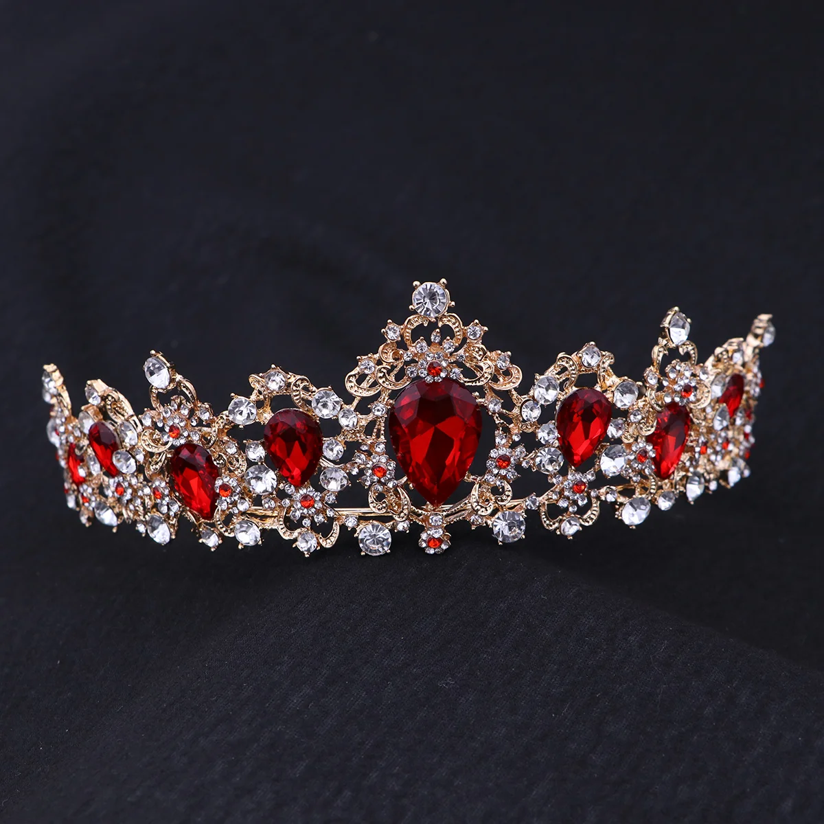 

Rhinestone Quinceanera Crown Women Tiara Wedding for Headband Royal Bridal Miss