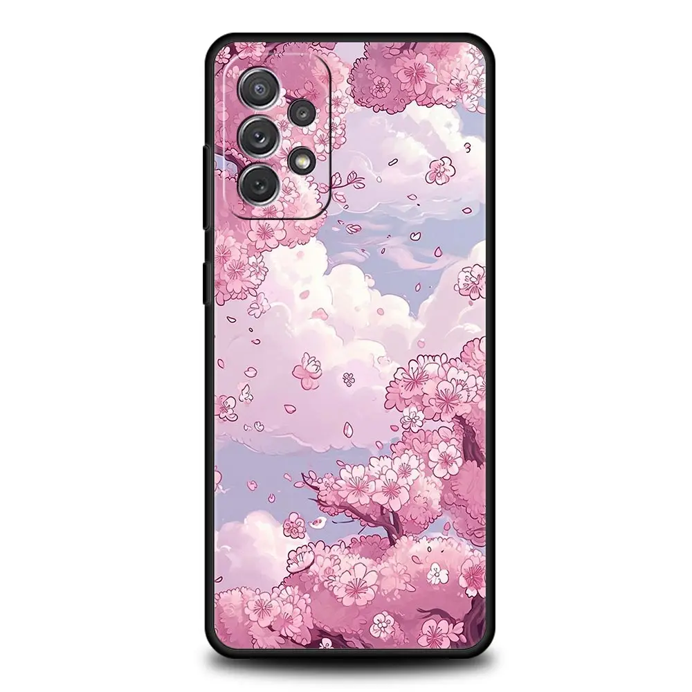 Cherry Blossom Tree Phone Case Cover - Elegant Protective Design