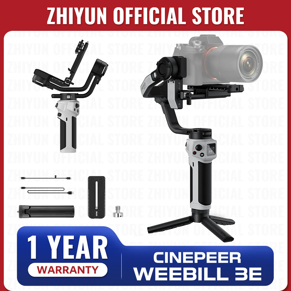 ZHIYUN 공식 시네피어 WEEBILL 3E 3 축 카메라 안정기 짐벌, DS..