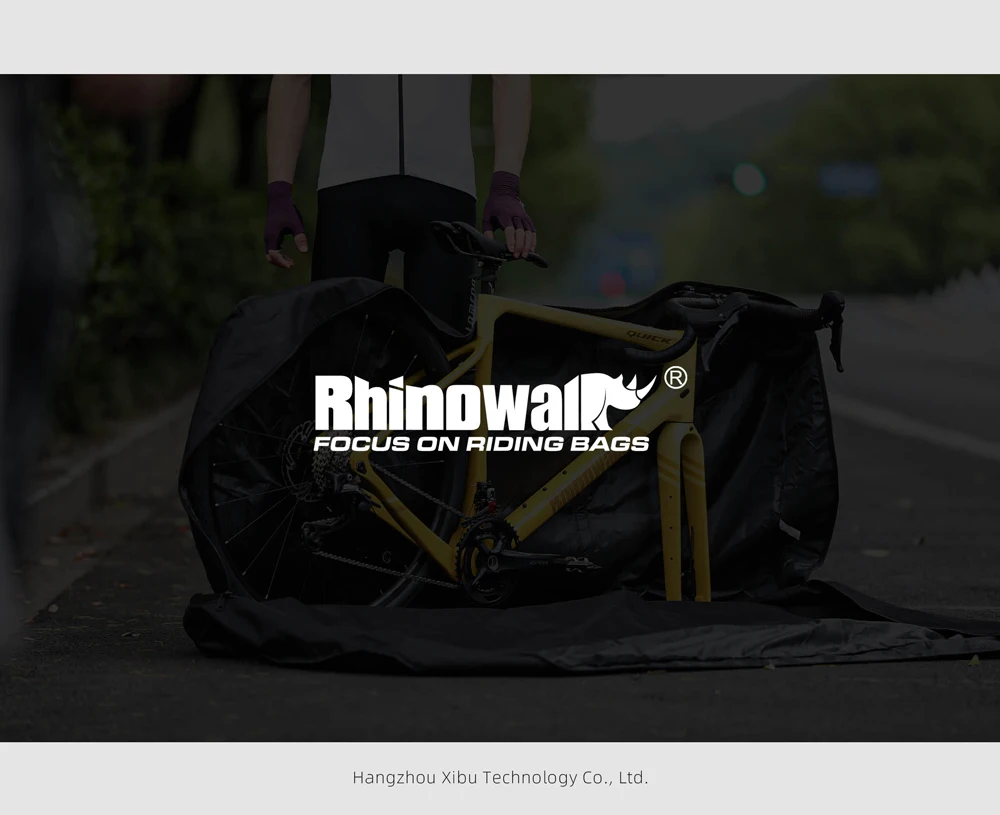 Rhino walk Fahrrad Trage tasche für 29 in MTB Voll federung Fahrrad/700c große Rennrad Lagerung Radfahren Reise transport 2024 – Detail 15