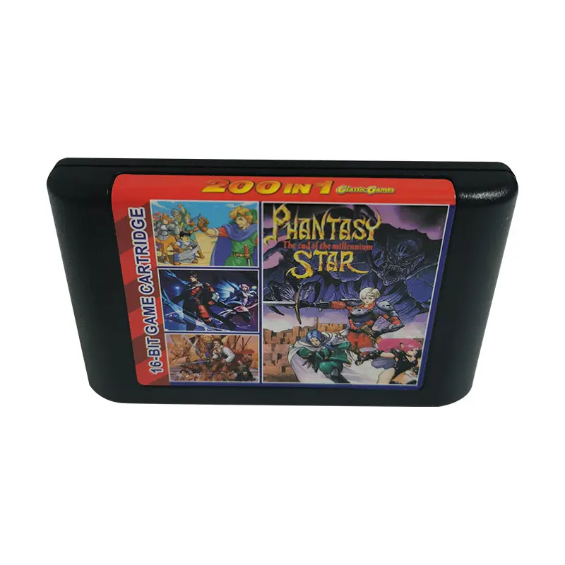 

200in1 16 Bit MD игровая карта для Sega Mega Drive и для оригинальной консоли