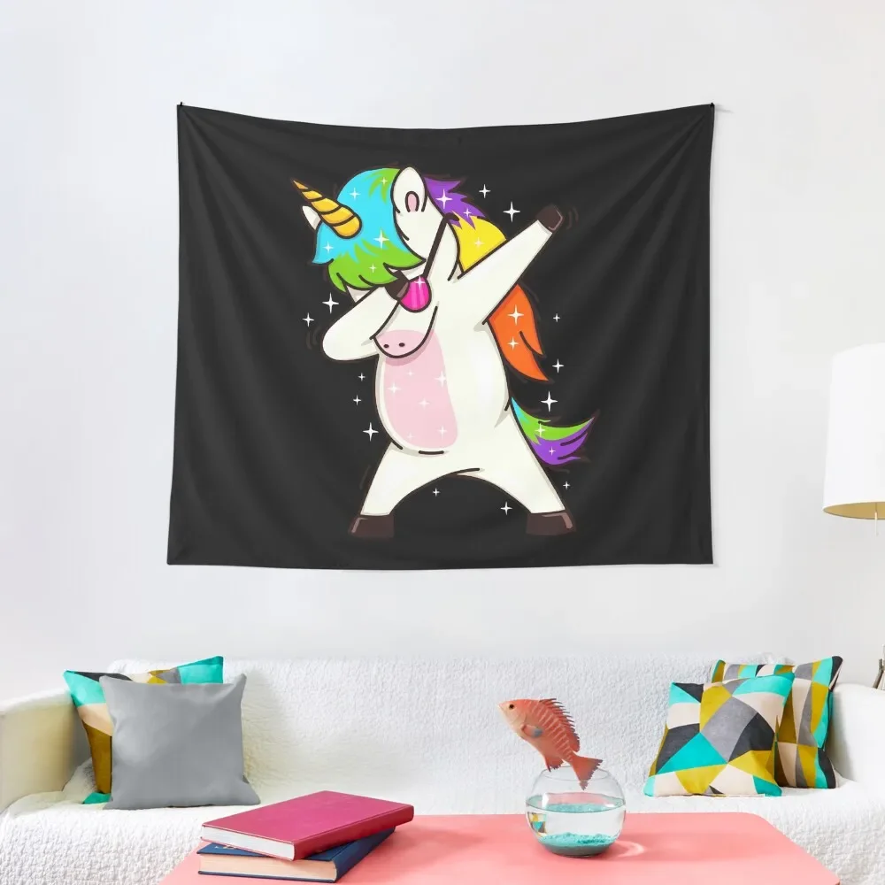 

Dabbing Unicorn Dab Dance Tapestry Decorations For Room Wall Hangings Decoration Tapestry