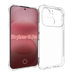 Air Cushion Shockproof Silicone TPU Soft Back Cover for Nothing Phone (4a) Pro (Airbag Clear Case)