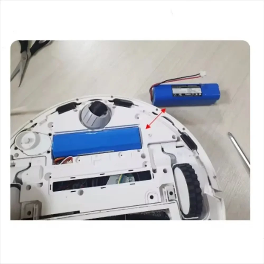 vacuum cleaner battery 12800mAh Rechargeable Li-ion Battery for XiaoMi Lydsto R1 Viomi S9 Roidmi Eve Plus Robot Vacuum Cleaner Battery Pack