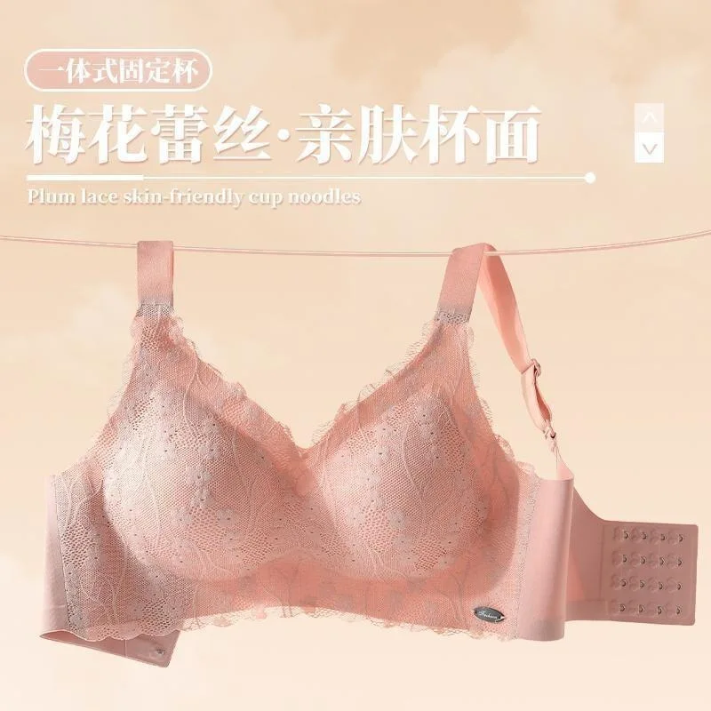 Sports Underwear Women's Thin Wireless Shockproof Running Push up and Anti-Sagging Beauty Back Heat Shaped Bra Women