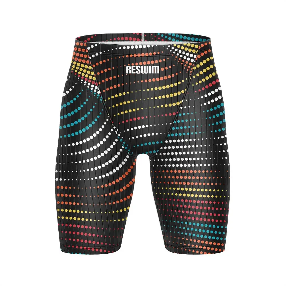 New Mens Swim Jammer Short Endurance Athletic Training Swimsuit Summer Bathing Suit Beach Swimming Trunks Swimwear Tights Shorts