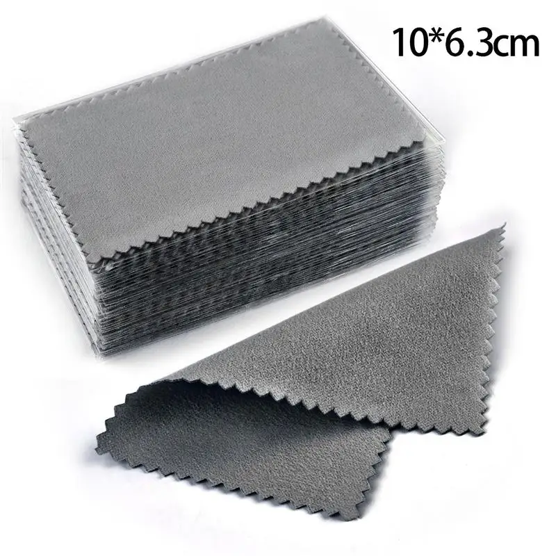 Silverware & Jewelry Polishing Cloth - Soft Cleaning Wipes, 50-Pack