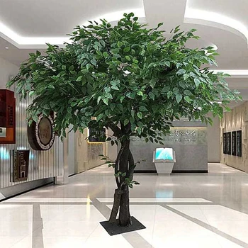 Large Artificial Banyan Tree Floor-Standing Artificial Flower Tree Wedding Arch Decoration Hotel Home Living Room Decoration
