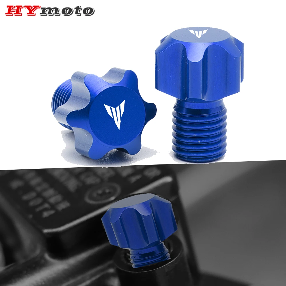 

For YAMAHA MT 03 07 09 10 /SP 25 MT07 MT09 MT25 MT10 FZ-0 M10X1.25 Motorcycle CNC Aluminum Rear View Mirror Hole Plug Screw Caps