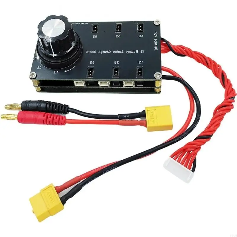1S Battery Balance Charging Board Balance Board 6 Port XT60 Input Plastic for PH2.0 BT2.0 / GNB27 1S FPV Monitoring