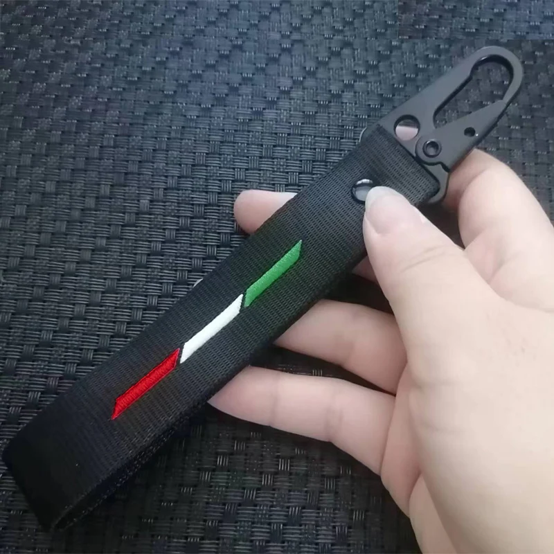 Portachiavi In Nylon Per Auto Per Fiat 500 Abarth Sport 595 695 Accessori Auto