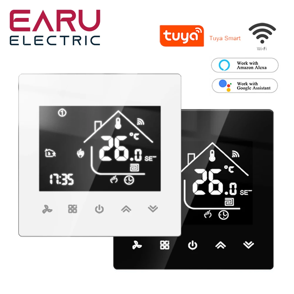 WiFi Smart Thermostat Temperature Controller Electric Floor Heating TRV