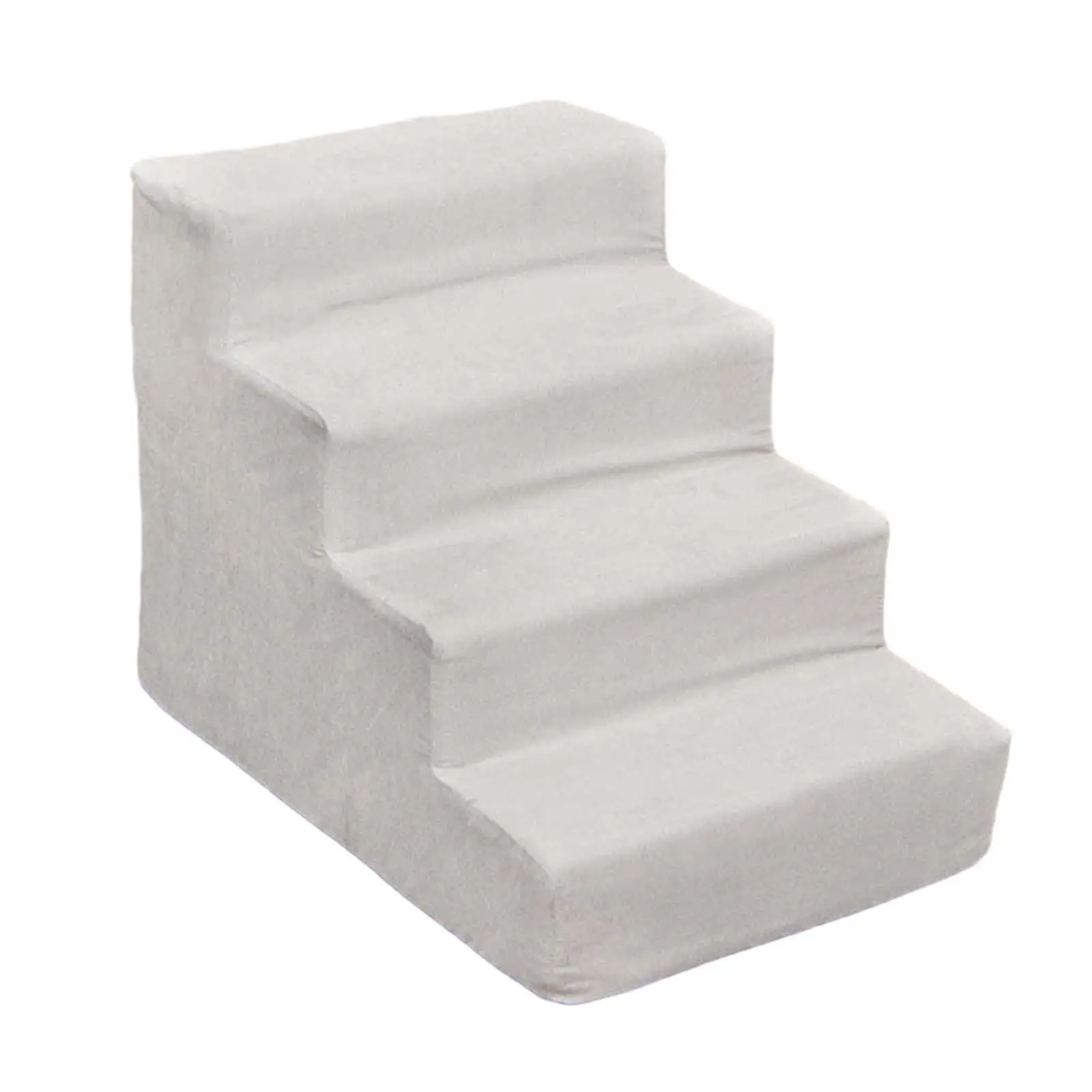 Dog Ramp Stairs Versatile Gentle Slope Shape for Older Dogs, Cats Removable Cover Sturdy Anti Slip High Density Sponge Dog Ramp Stairs Versatile Gentle Slope Shape for Older Dogs, Cats Removable Cover Sturdy Anti Slip High Density Sponge