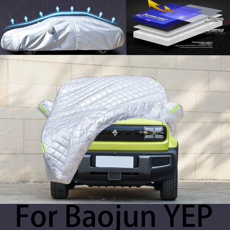 

For BAOJUN YEP car hail protection cover, auto rain protection, scratch protection, paint peeling protection, car clothing