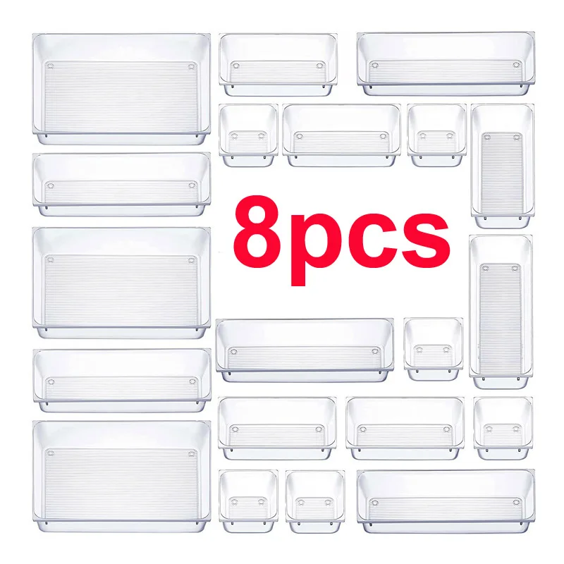 

Plastic Storage Box Organizer For Cosmetic Storage Organizer Boxes Desk Makeup Drawer Organizer Box Storage Kitchen Acrylic Box