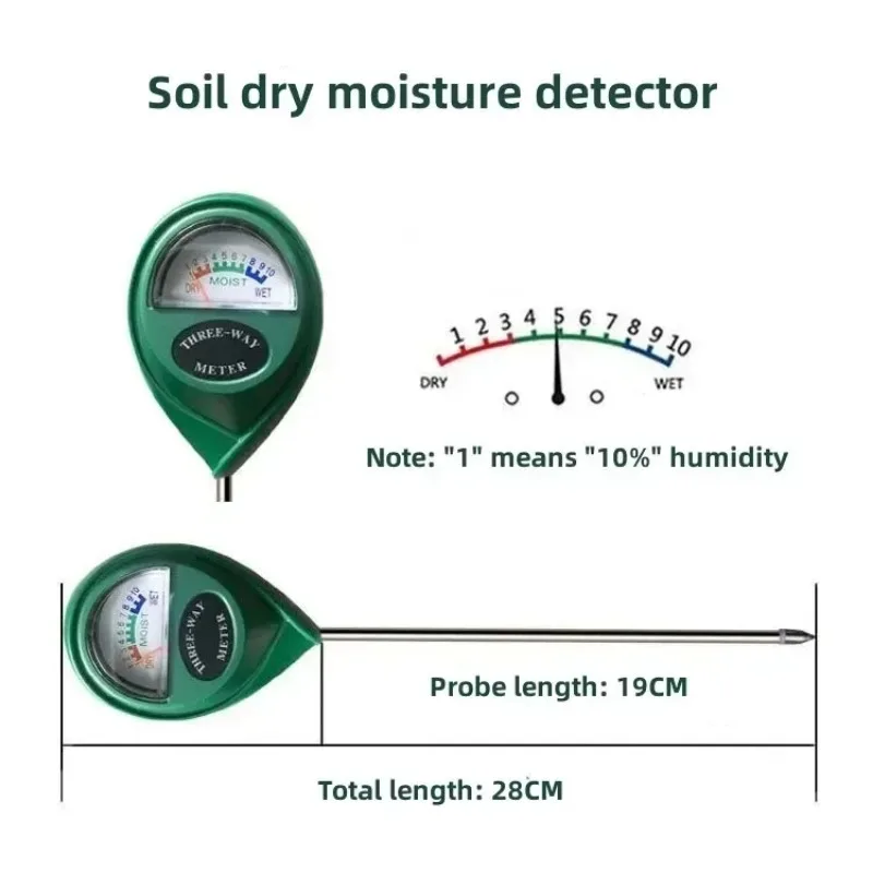Soil moisture meter Plant water sensor Soil dry moisture tester Special detector Home flower potting planting