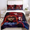 Chucky terror  Bedding Set Soft duvet Pillowcase Comfort sheets/Double bed Full size Horror customizable Halloween gift 4