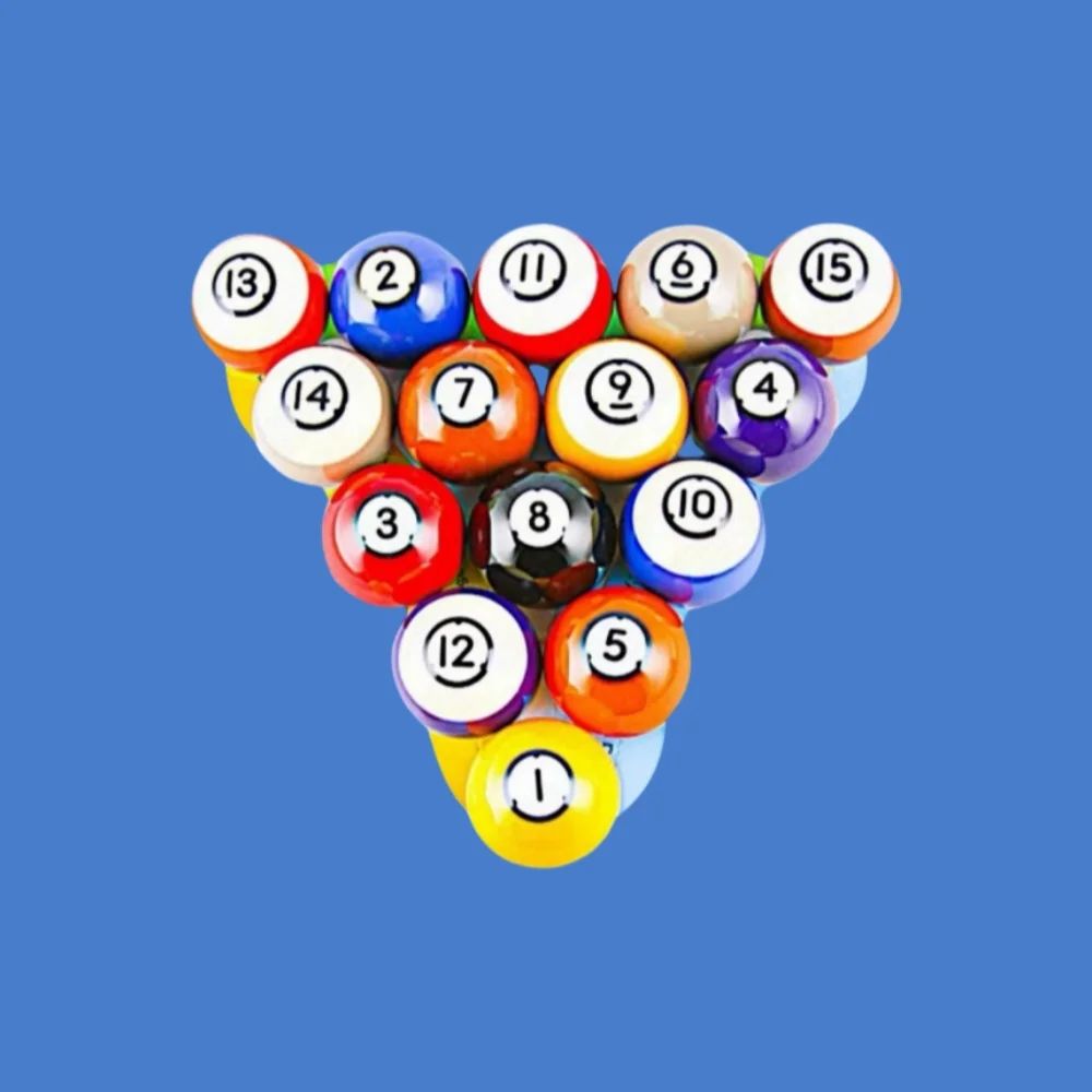 DYNASPHERE Phenolic Resin Billiard Pool Ball Set 2-1/4