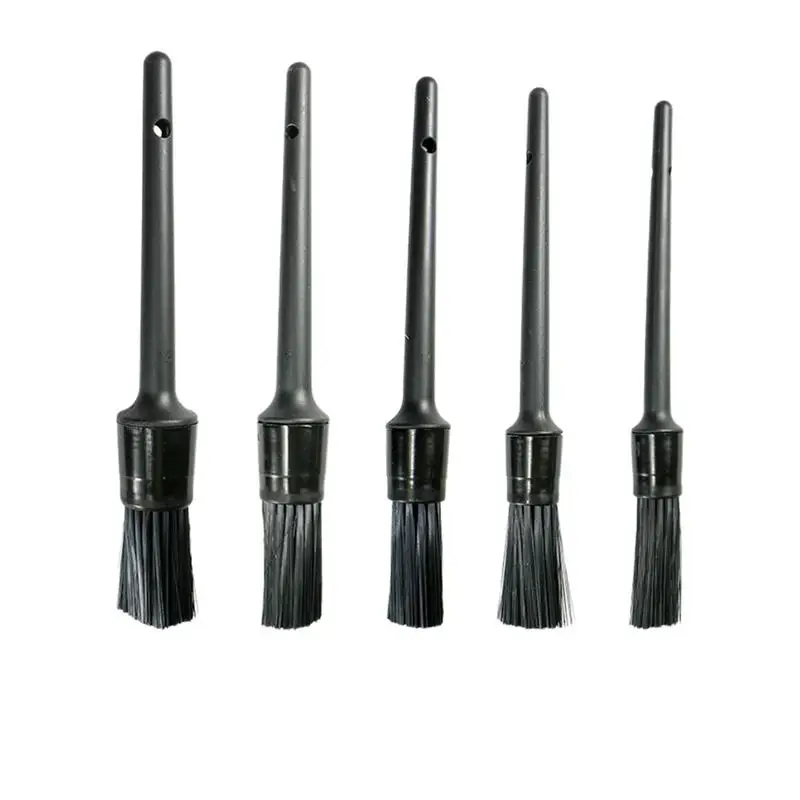 

5 Sizes Car Detailing Crevice Brush Automotive Dashboard Air Outlet Cleaning Brushes Universal Vehicles Pig Bristles Brush
