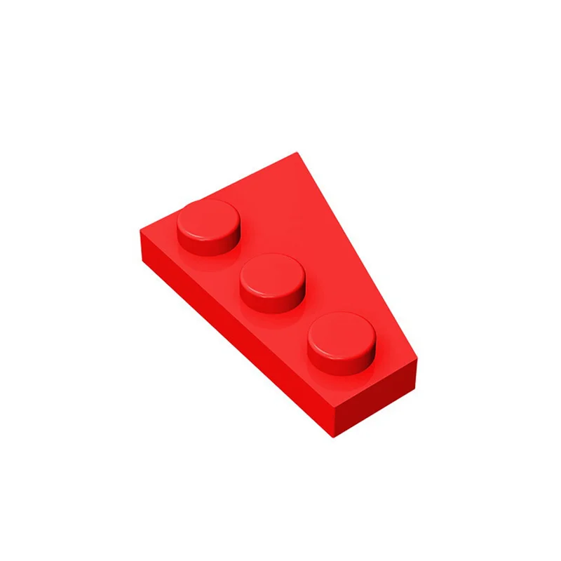 10 Stück MOC Teile 43723 Platte 3 x 2 links rechts Bausteine spezielle Ziegel Spielzeug für Kinder – Detail 1