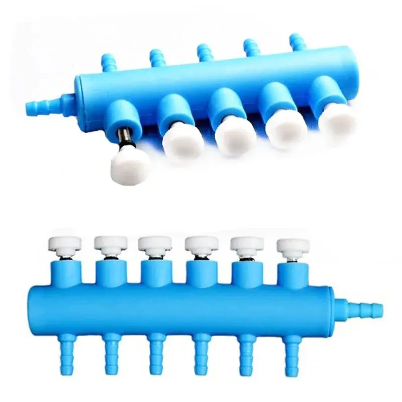 Aquarium Air Splitter Valve Fish Tank Air Pump Flow Splitter Distributor Pump Valve Tap Lever Control Switch Valves Accessories 2