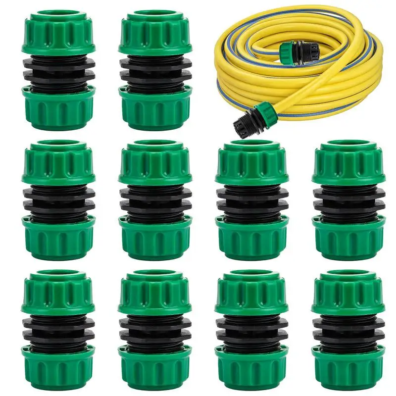 

10pcs Hose Repair Connector Fitting Garden Hose Connector Hose Mender Barbed Extender Pipe Adapter Bore Repair Joint Irrigation