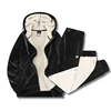 Winter Tracksuit Men Thick Warm Lamb Woolen Fleece Plus Size Hooded 2 Piece Set Jacket+pants Sportswear Casual Sweat Suits 8xl 2
