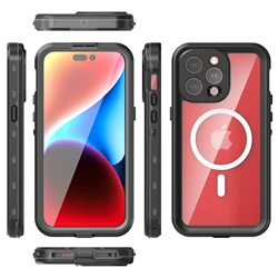 Ultimate IP68 Waterproof Phone Case - 360° Protection, Shockproof & Dustproof - iPhone 17 Pro Max (Black)