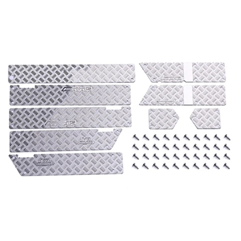 

Для MN86S MN86 MN86KS MN86K MN G500 RC Автомобильная металлическая противоскользящая пластина дверь декоративный лист аксессуары обновленные детали