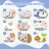 Button Maker Machine Installation-Free DIY Button Pin Maker Machine Badge Press Machine Blue Easy to use Great gift
