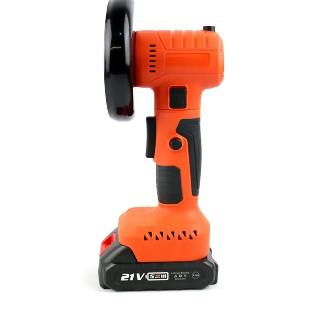 1100W 110mm Angle Grinder Portable Seam Cleaning Polishing Grinding Cutting Machine 180 Degree Rotating with Battery + Charger