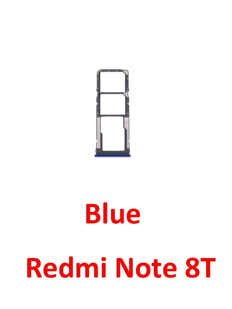 Tiroir Carte SIM Pour Redmi Note 8 Pro - Noir - Neuf