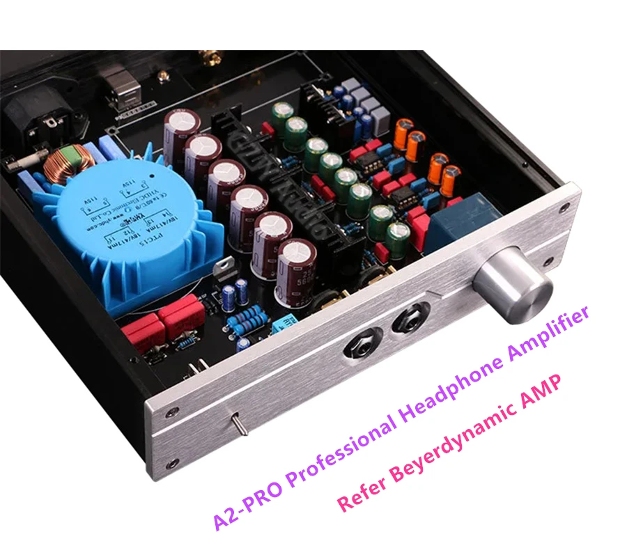 

High Version HiFi A2-PRO Professional Headphone Amplifier Refer Beyerdynamic AMP With Aluminum Chassis