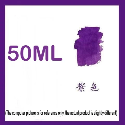 Vibrant 24-Color Fountain Pen Ink Set - 500/50ml Bottled Ink Refill for Writing and Stationery