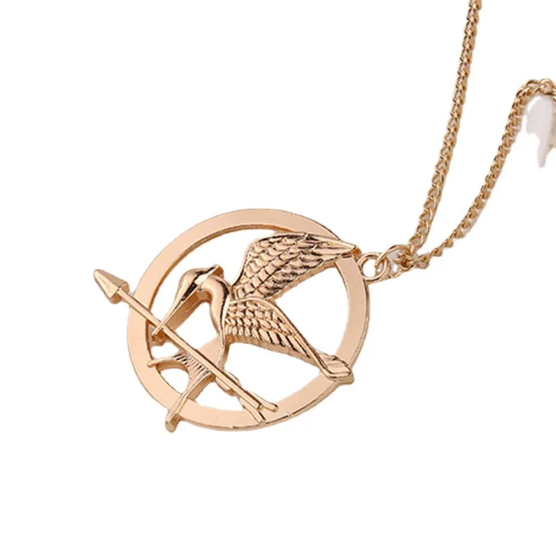 Fashion New Punk Style Mockingjay  Necklace Pendant Movie Necklace Jewelry