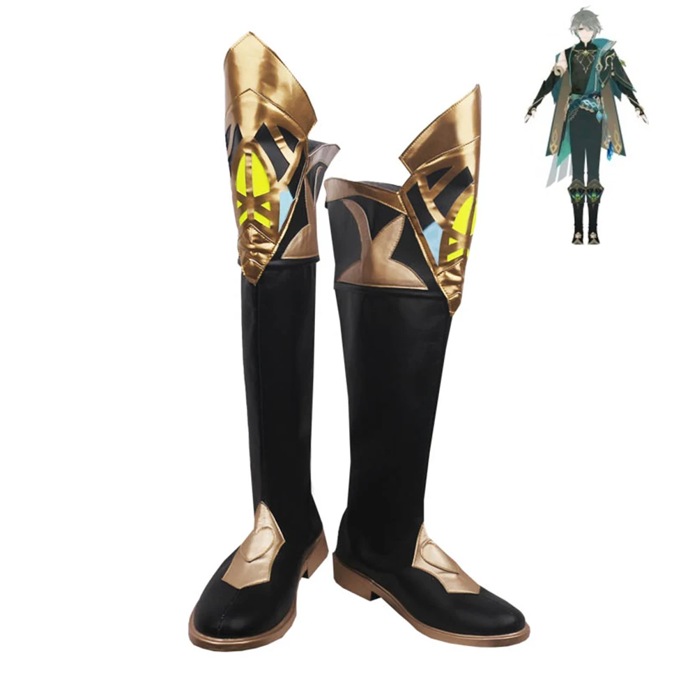 

Обувь для косплея Genshin Impact alhaiтема, мужские ботинки